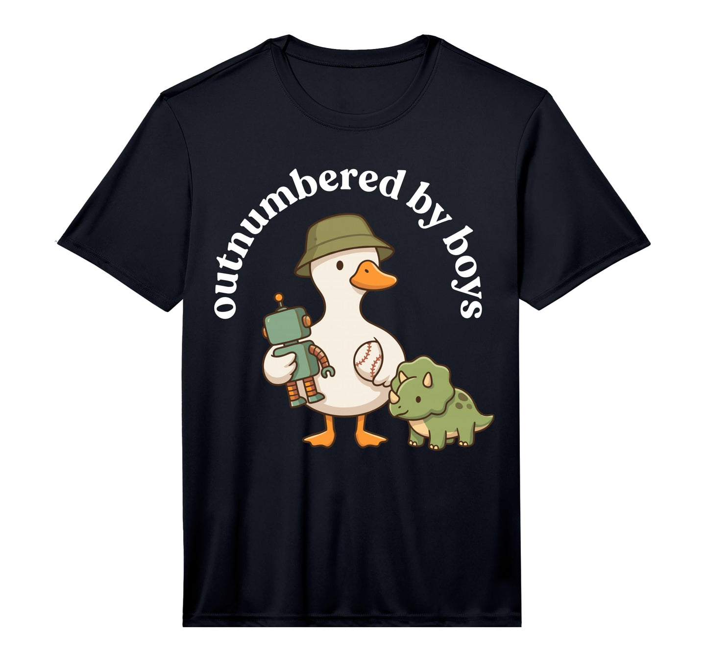 Mens Outnumbered Funny Mom Mama Mom T-Shirt - Trendy Graphic for Adults - T-Shirt, Sweatshirt, Hoodie