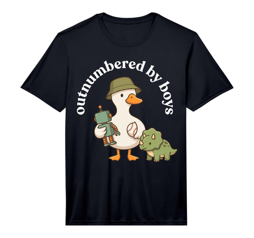 Mens Outnumbered Funny Mom Mama Mom T-Shirt - Trendy Graphic for Adults - T-Shirt, Sweatshirt, Hoodie