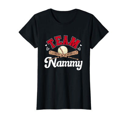 Team Nammy Mothers Day Baseball Softball T-Shirt - Graphic Print Unisex - T-Shirt, Sweatshirt, Hoodie