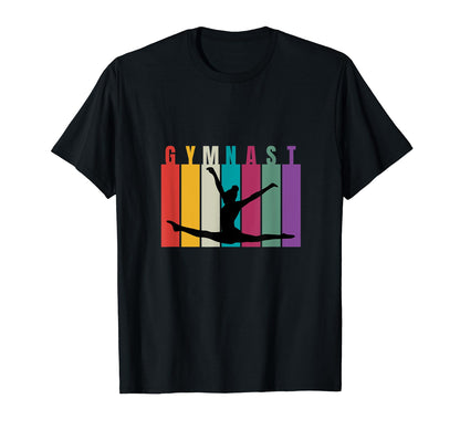 Gymnast Rainbow Silhouette Gymnastics T-Shirt - Streetwear Style Unisex - T-Shirt, Sweatshirt, Hoodie