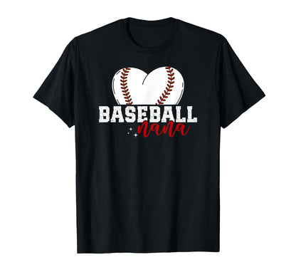 Baseball Nana Grandma Proud Nana T-Shirt - Streetwear Style for Adults - T-Shirt, Sweatshirt, Hoodie
