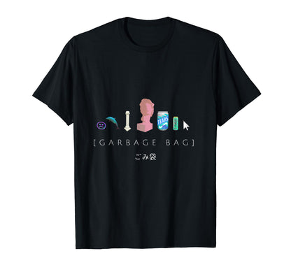 Garbage Bag Vaporwave Aesthetic T-Shirt - Novelty Apparel for Adults - T-Shirt, Sweatshirt, Hoodie