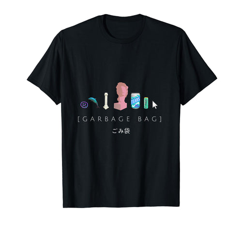 Garbage Bag Vaporwave Aesthetic T-Shirt - Novelty Apparel for Adults - T-Shirt, Sweatshirt, Hoodie