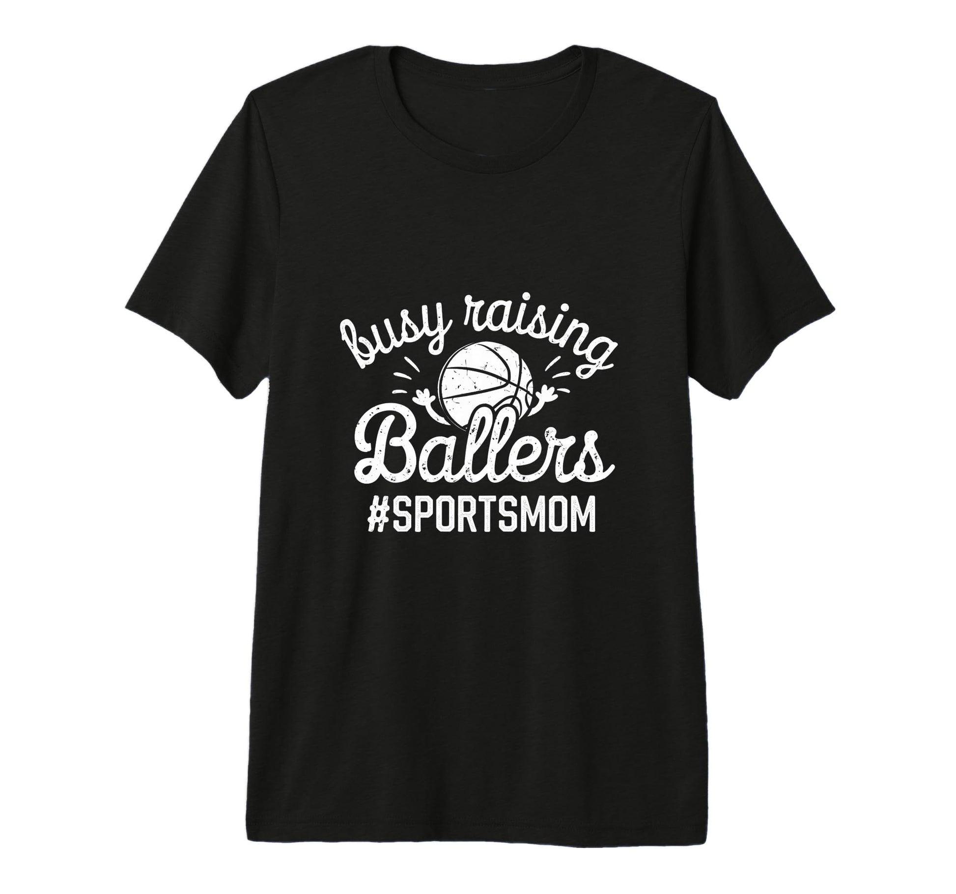 Busy Raising Ballers Funny Sports T-Shirt - Aesthetic Graphic for Adults - T-Shirt, Sweatshirt, Hoodie