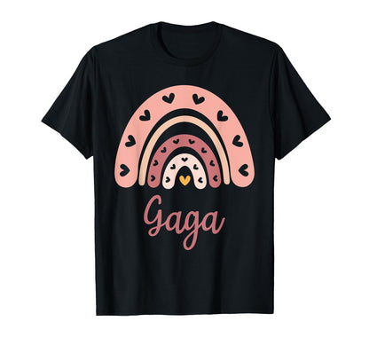 Gaga Birthday Rainbow Boho Gaga T-Shirt - Fun Novelty Design for Adults - T-Shirt, Sweatshirt, Hoodie