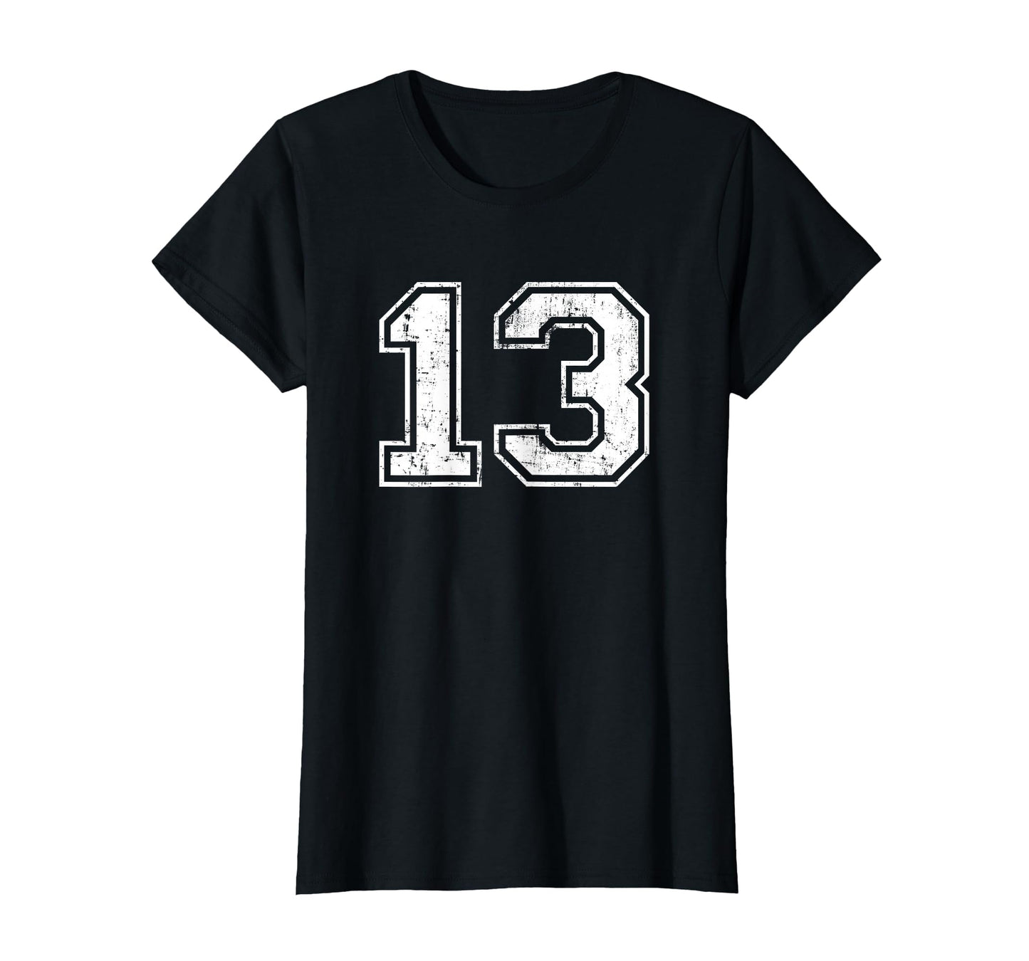 Number 13 Distressed Thirteen Sport T-Shirt - Streetwear Style Men Women - T-Shirt, Sweatshirt, Hoodie