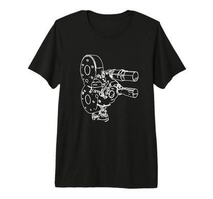 Film Camera Video Camera Oldschool T-Shirt - Unique Graphic for Adults - T-Shirt, Sweatshirt, Hoodie