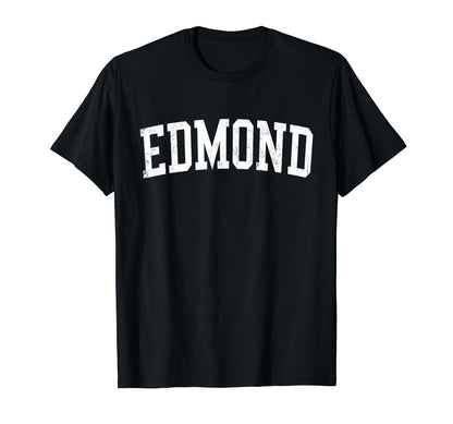 Edmond Ok Distressed White T-Shirt - Casual Everyday Wear for Adults - T-Shirt, Sweatshirt, Hoodie