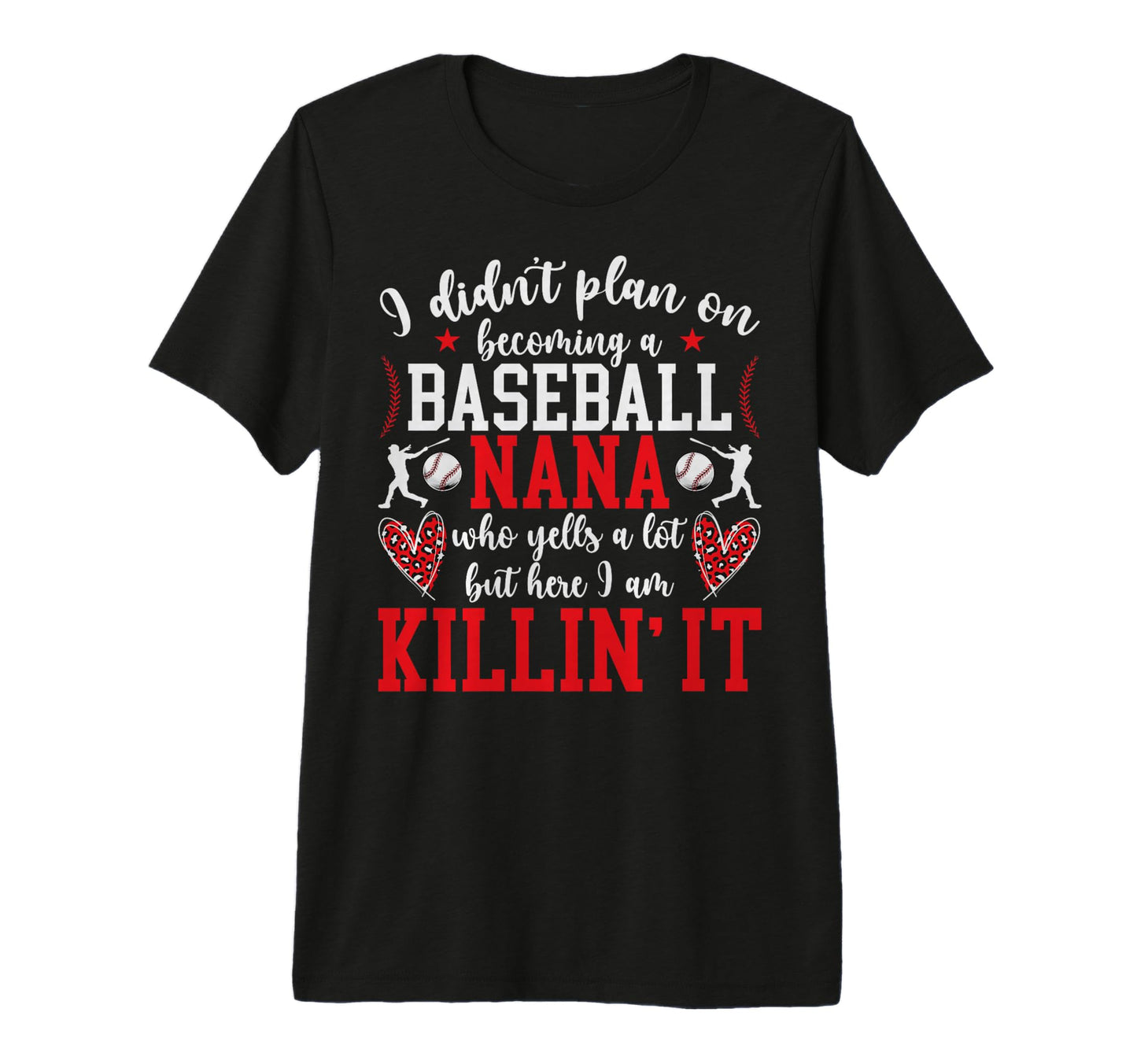 Becoming Baseball Nana Baseball T-Shirt - Custom Art Print for Adults - T-Shirt, Sweatshirt, Hoodie