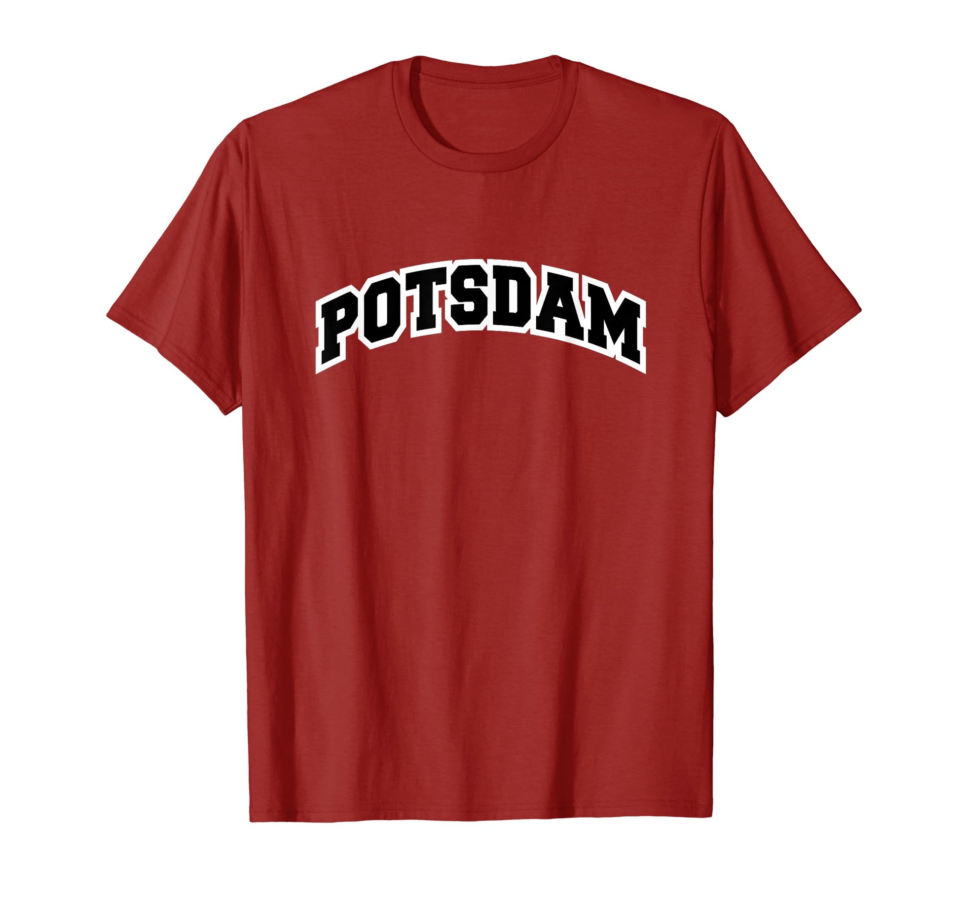 Potsdam New York Varsity Red T-Shirt - Trendy Graphic Unisex - T-Shirt, Sweatshirt, Hoodie