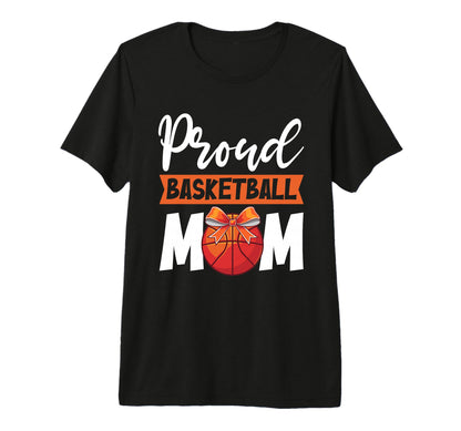 Game Day Basketball Mom Tri Blend T-Shirt - Aesthetic Graphic for Adults - T-Shirt, Sweatshirt, Hoodie