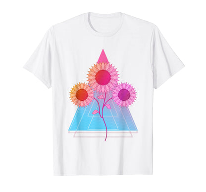 Floral Aesthetic Yellow Flower T-Shirt - Fun Novelty Design Men Women - T-Shirt, Sweatshirt, Hoodie
