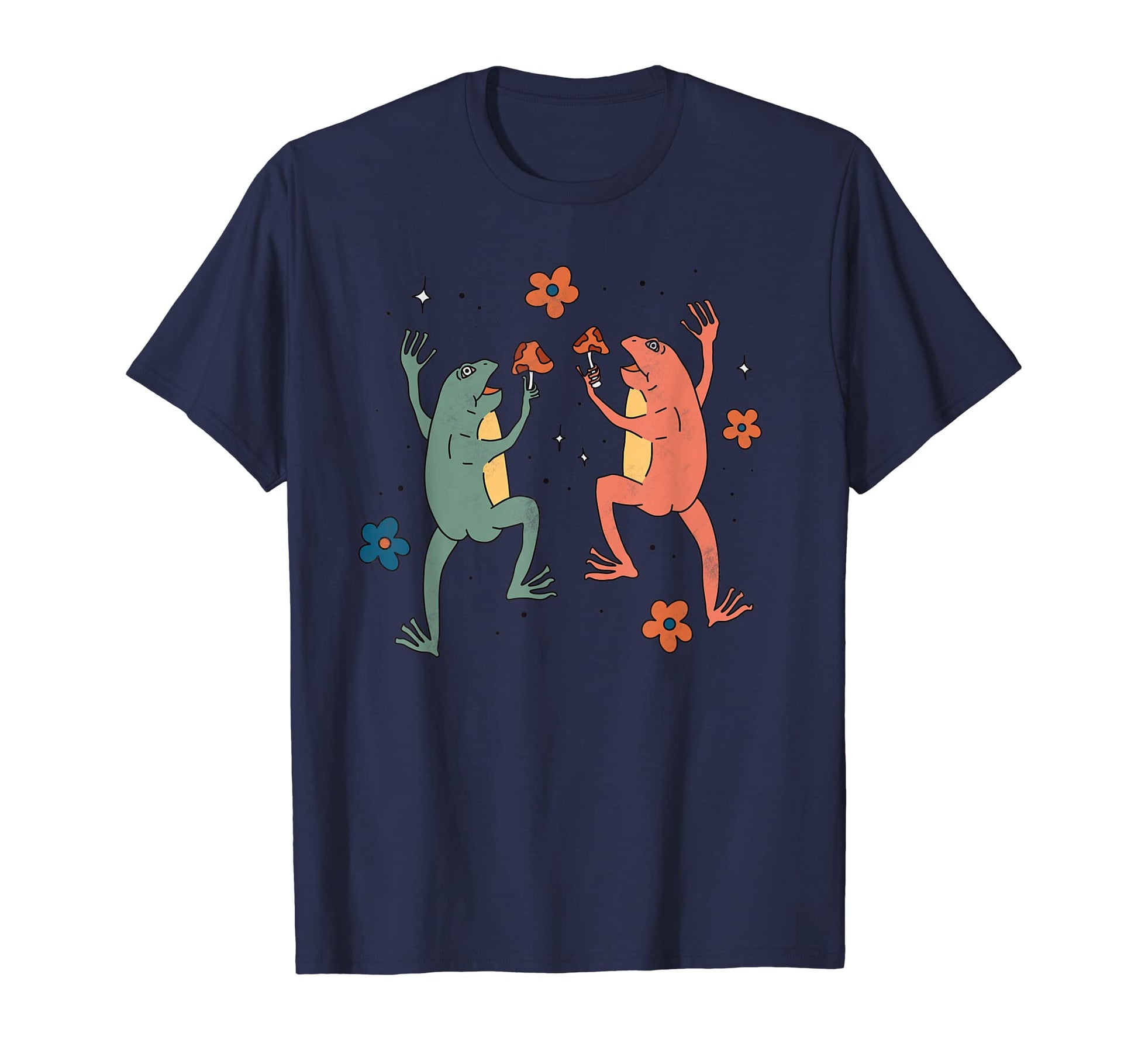 Mushroom Frog Granola Aesthetic T-Shirt - Unique Graphic for Adults - T-Shirt, Sweatshirt, Hoodie