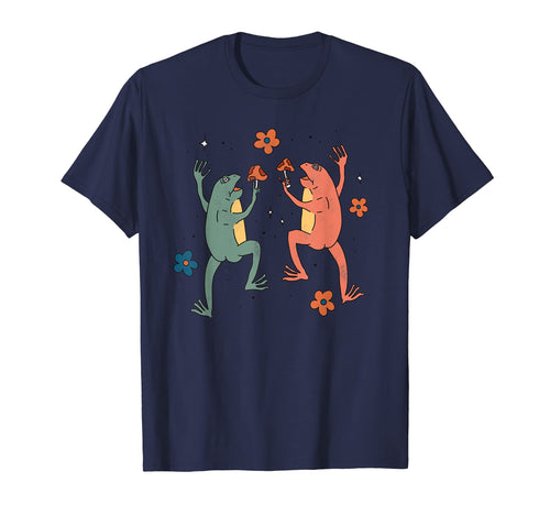 Mushroom Frog Granola Aesthetic T-Shirt - Unique Graphic for Adults - T-Shirt, Sweatshirt, Hoodie