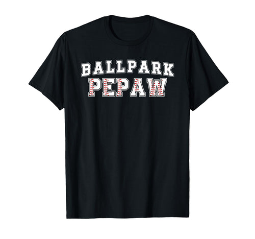 Ballpark Pepaw Baseball Pepaw T-Shirt - Custom Art Print for Adults - T-Shirt, Sweatshirt, Hoodie
