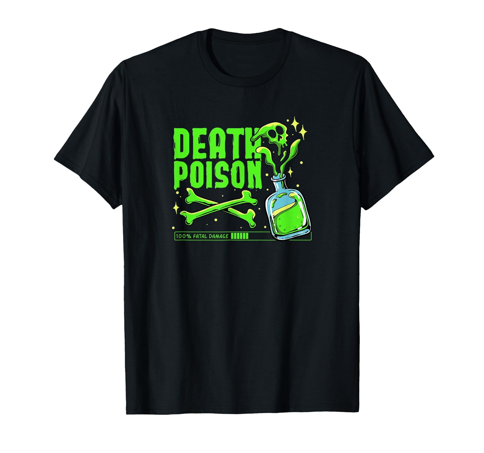 Death Poison Costume Halloween T-Shirt - Custom Art Print Men Women - T-Shirt, Sweatshirt, Hoodie