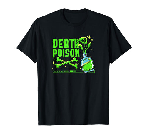 Death Poison Costume Halloween T-Shirt - Custom Art Print Men Women - T-Shirt, Sweatshirt, Hoodie