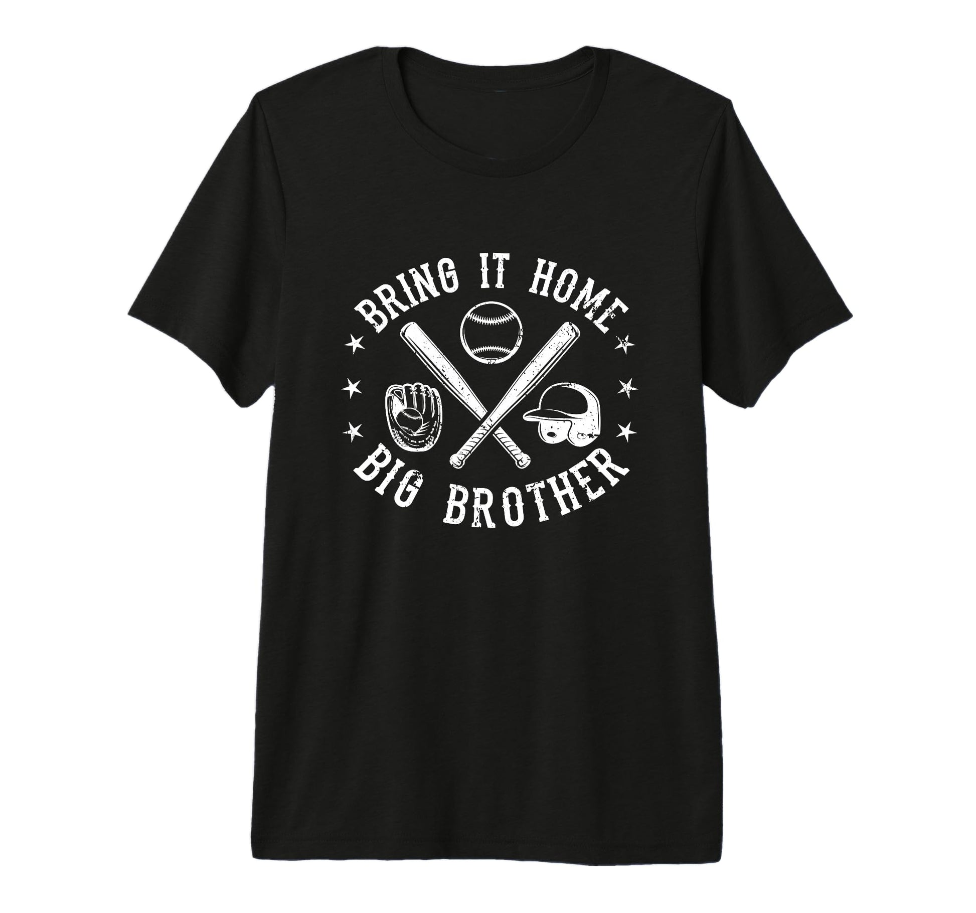 Bring It Home Big Brother Baseball T-Shirt - Custom Art Print for Adults - T-Shirt, Sweatshirt, Hoodie