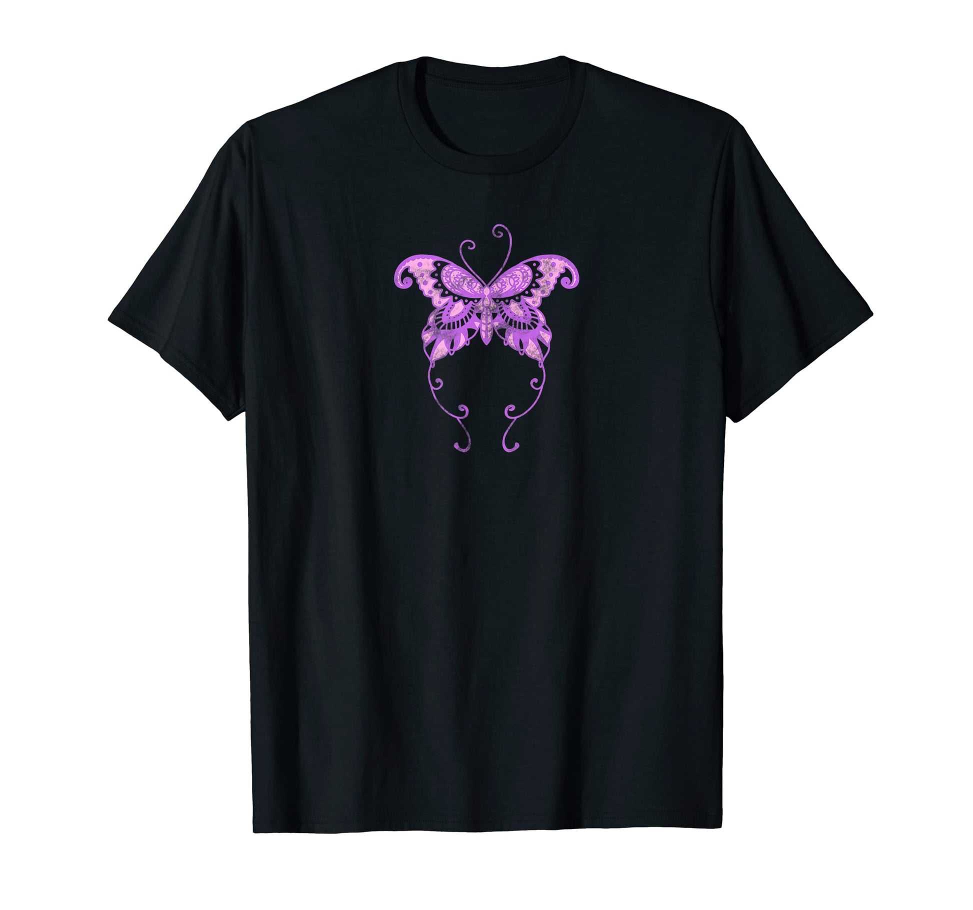 Pastel Purple Butterfly Aesthetic And T-Shirt - Minimalist Print Unisex - T-Shirt, Sweatshirt, Hoodie