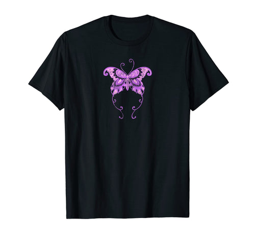 Pastel Purple Butterfly Aesthetic And T-Shirt - Minimalist Print Unisex - T-Shirt, Sweatshirt, Hoodie