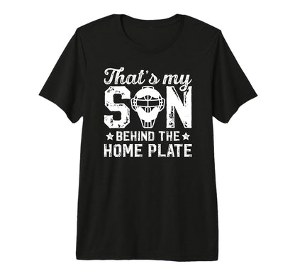 Mens Thats My Son Baseball Catcher T-Shirt - Streetwear Style for Adults - T-Shirt, Sweatshirt, Hoodie