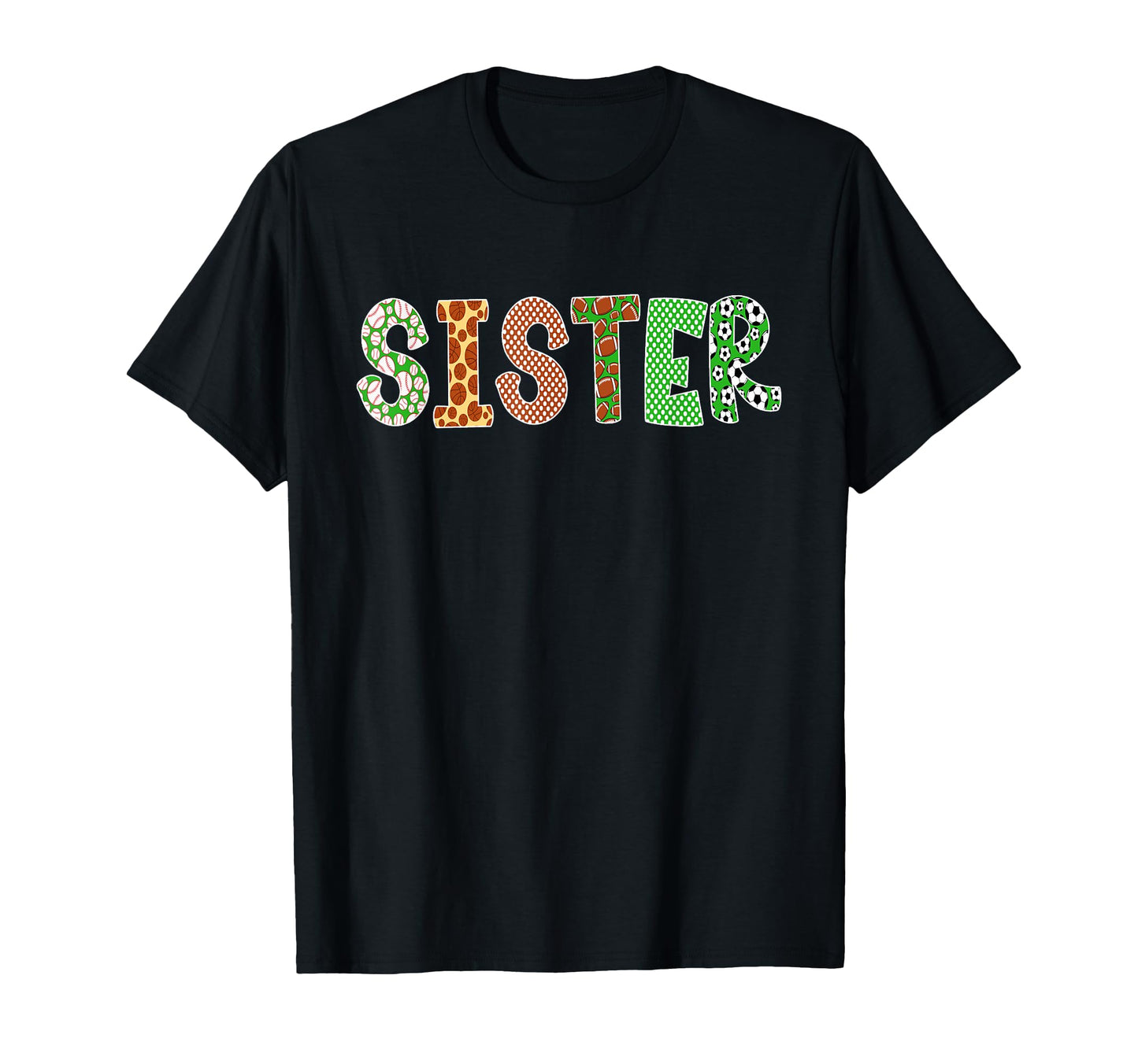 Sports Baller Sister Birthday Party T-Shirt - Custom Art Print Men Women - T-Shirt, Sweatshirt, Hoodie