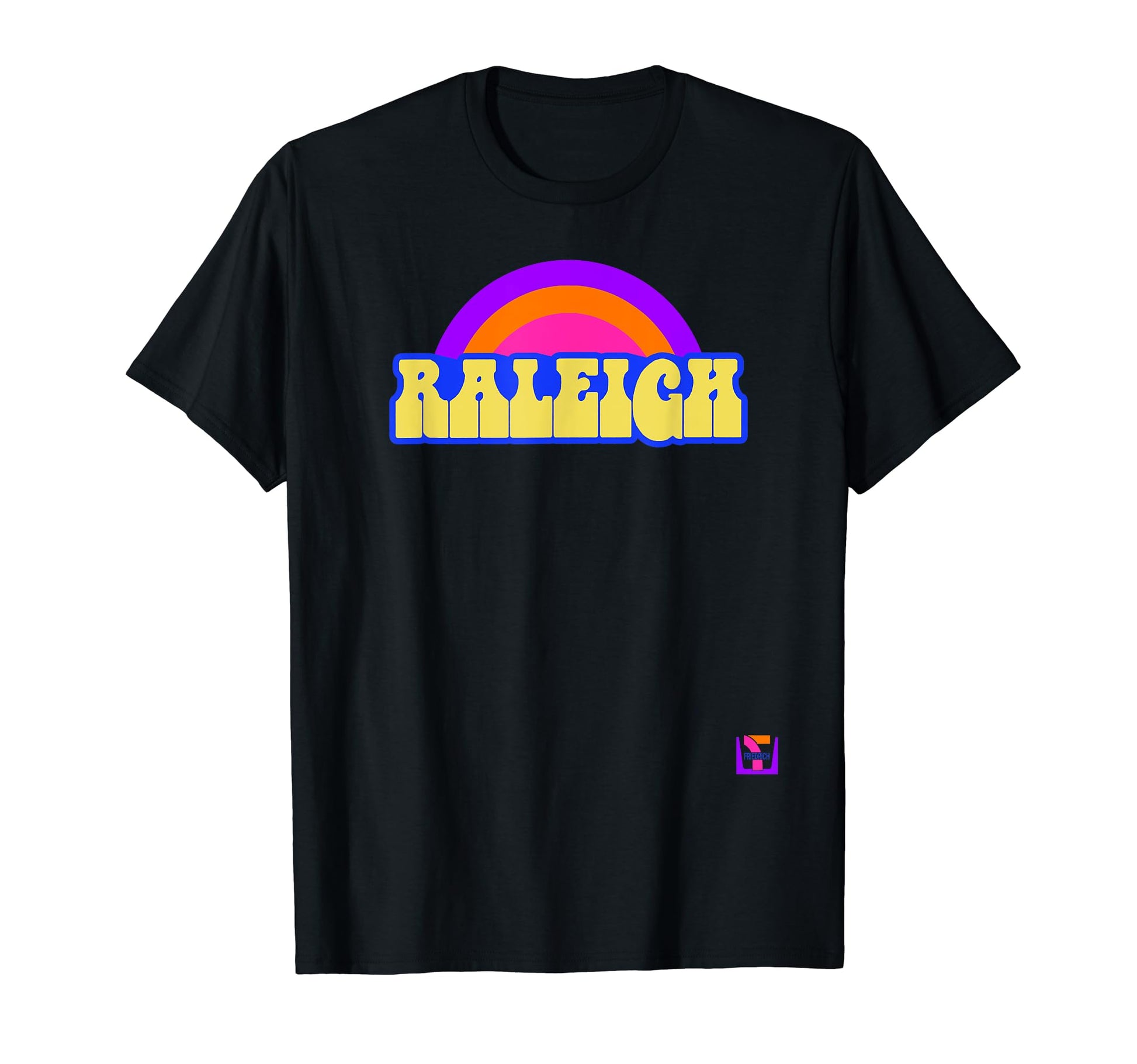 Raleigh Rainbow T-Shirt - Streetwear Style Unisex - T-Shirt, Sweatshirt, Hoodie