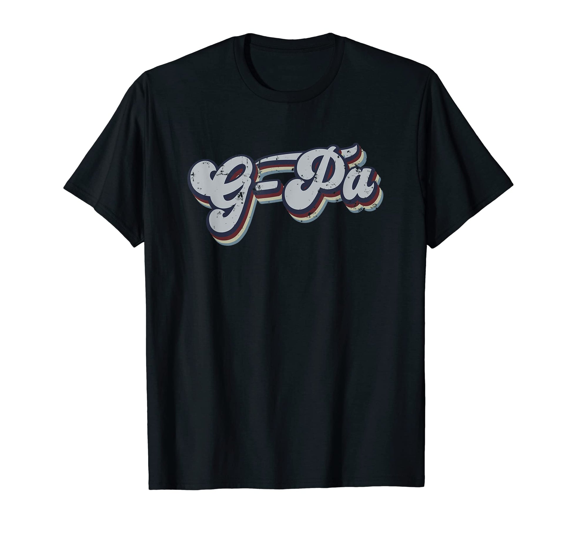 G Pa Distressed Rainbow Gift T-Shirt - Fun Novelty Design Unisex - T-Shirt, Sweatshirt, Hoodie