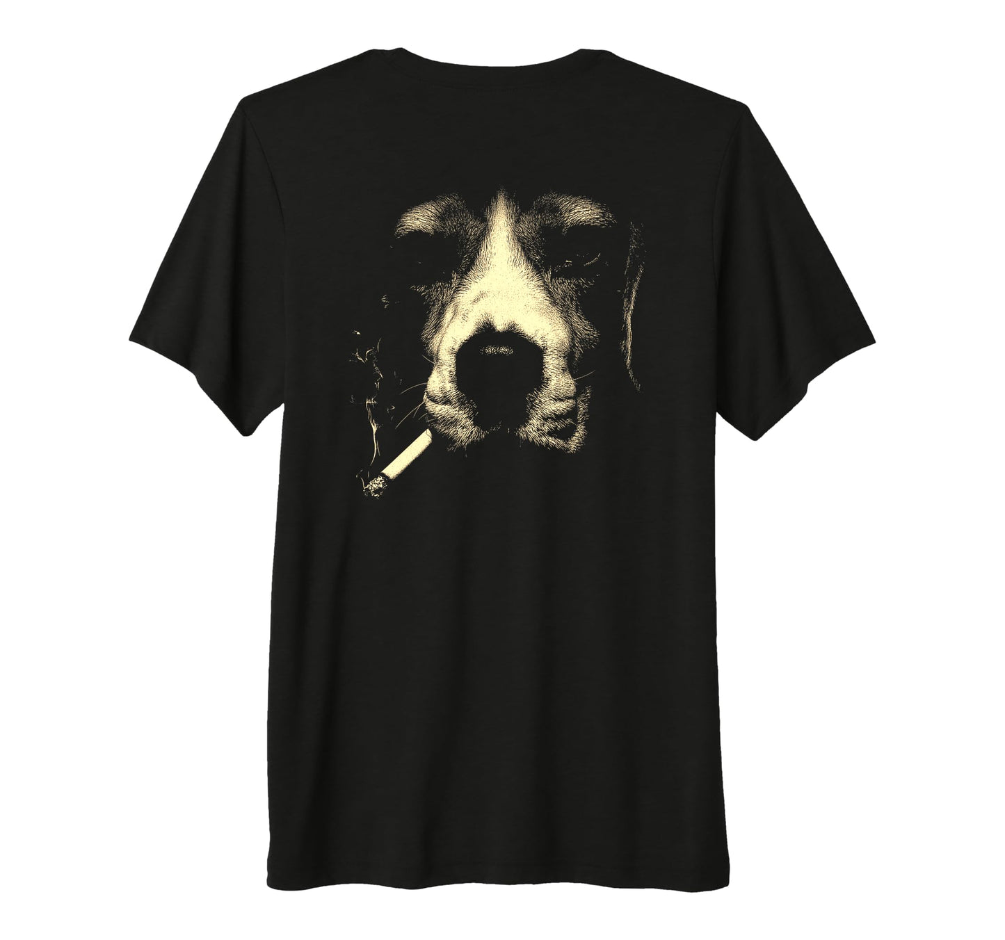Beagle Smoking Cigarette Grunge Meme T-Shirt - Streetwear Style Men Women - T-Shirt, Sweatshirt, Hoodie