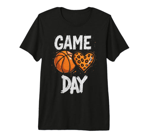 Game Day Animal Heart Basketball T-Shirt - Trendy Graphic for Adults - T-Shirt, Sweatshirt, Hoodie
