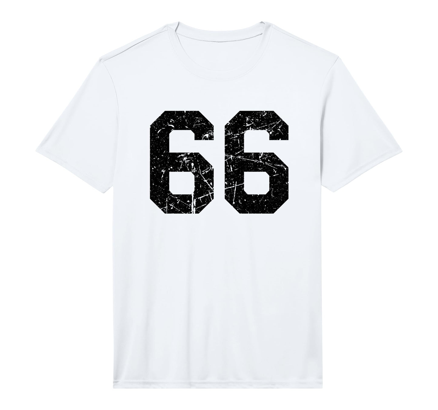 Sports Team Distressed Number 66 T-Shirt - Aesthetic Graphic Unisex - T-Shirt, Sweatshirt, Hoodie