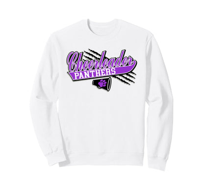 Panthers Cheerleader Cheer Mom Sweatshirt - Aesthetic Graphic for Adults - T-Shirt, Sweatshirt, Hoodie