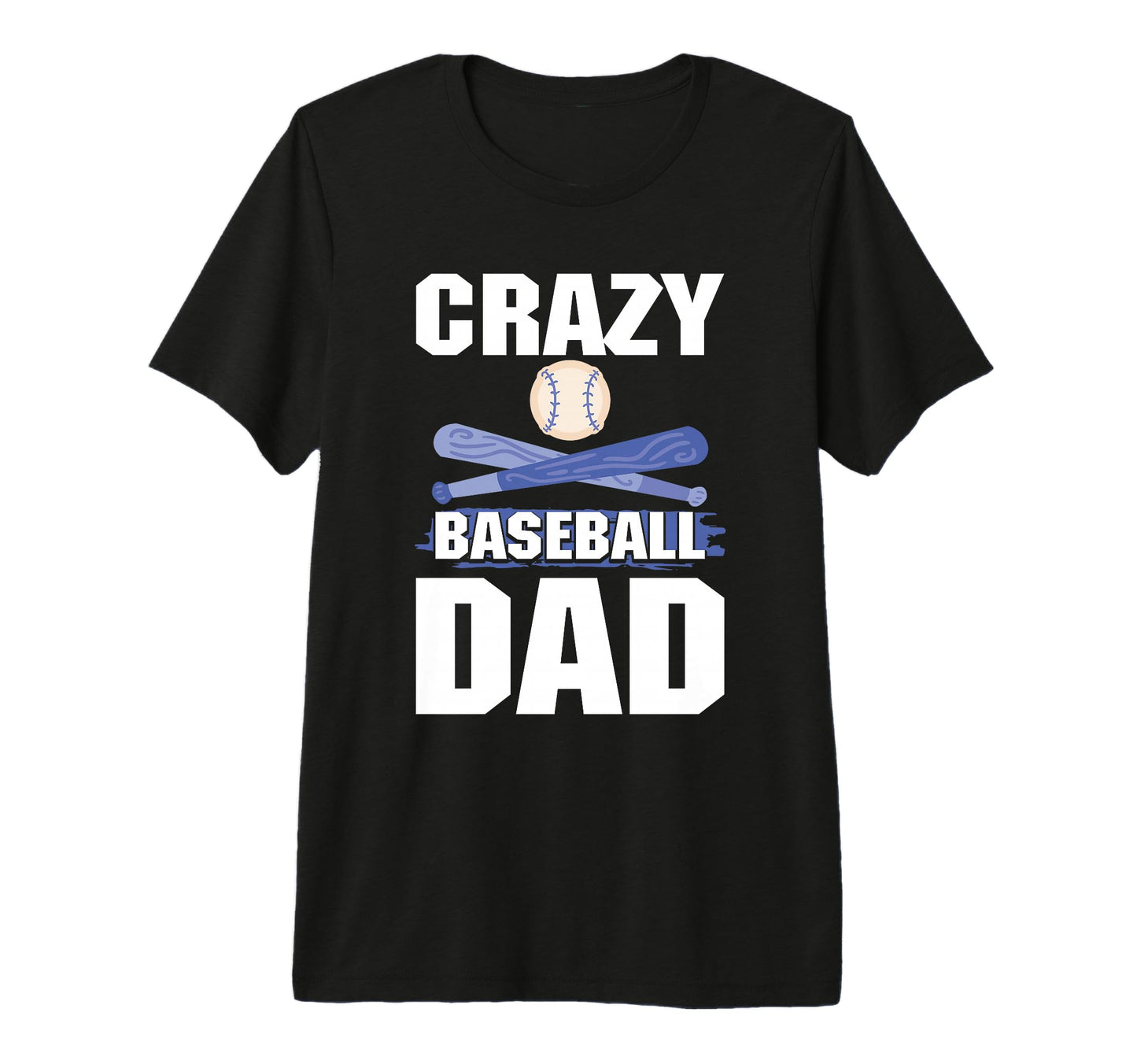 Fathers Day Baseball Dad Parent Tri Blend T-Shirt - Graphic Print Unisex - T-Shirt, Sweatshirt, Hoodie
