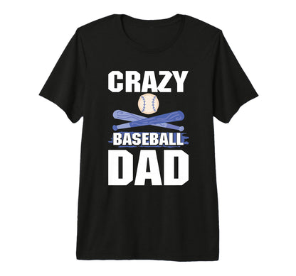 Fathers Day Baseball Dad Parent Tri Blend T-Shirt - Graphic Print Unisex - T-Shirt, Sweatshirt, Hoodie