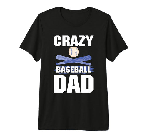Fathers Day Baseball Dad Parent Tri Blend T-Shirt - Graphic Print Unisex - T-Shirt, Sweatshirt, Hoodie