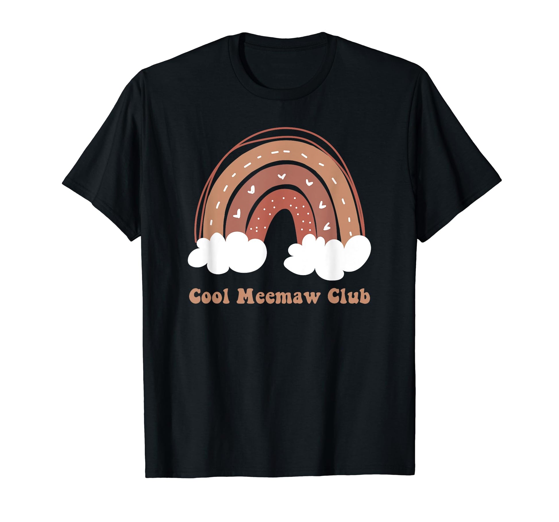 Meemaw Club And Boho Rainbow Meemaw T-Shirt - Streetwear Style for Adults - T-Shirt, Sweatshirt, Hoodie