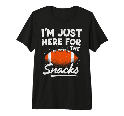 Im Just Here Snacks Funny Joke T-Shirt - Minimalist Print for Adults - T-Shirt, Sweatshirt, Hoodie