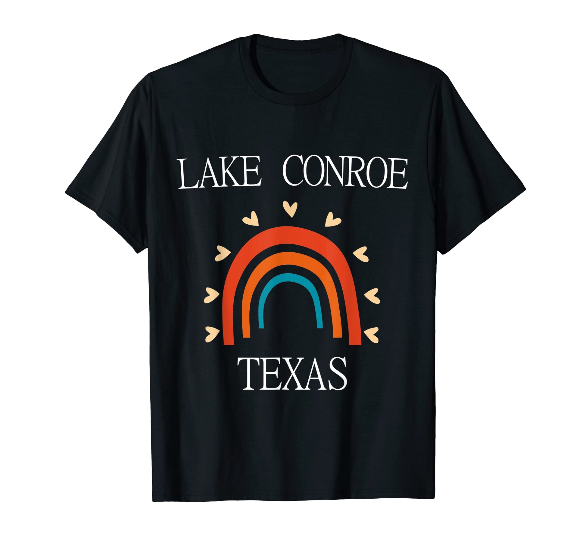 Lake Conroe Rainbow T-Shirt - Streetwear Style Unisex - T-Shirt, Sweatshirt, Hoodie