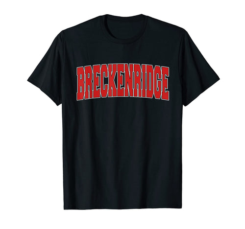 Breckenridge Co Colorado Varsity Usa Sports T-Shirt - Trendy Graphic Unisex - T-Shirt, Sweatshirt, Hoodie