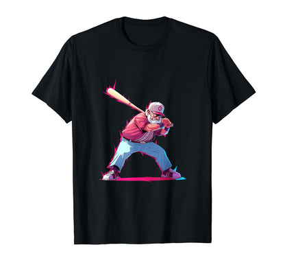 Grandparents Day Grandpa Baseball T-Shirt - Aesthetic Graphic for Adults - T-Shirt, Sweatshirt, Hoodie