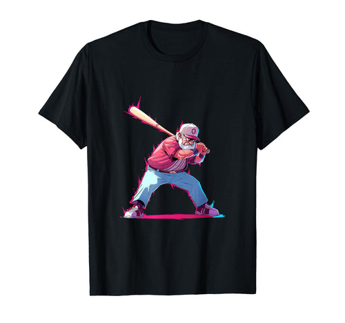 Grandparents Day Grandpa Baseball T-Shirt - Aesthetic Graphic for Adults - T-Shirt, Sweatshirt, Hoodie
