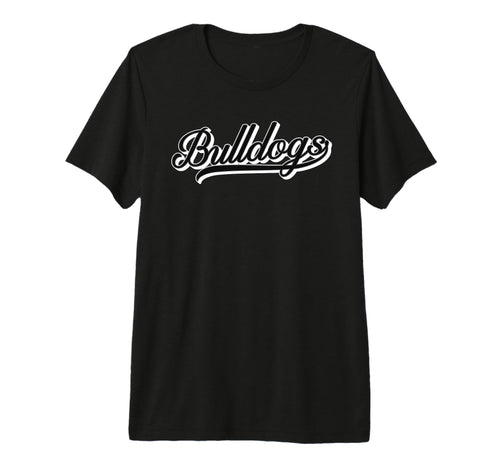 Bulldogs Baseball Bulldog Mascot T-Shirt - Casual Everyday Wear Men Women - T-Shirt, Sweatshirt, Hoodie