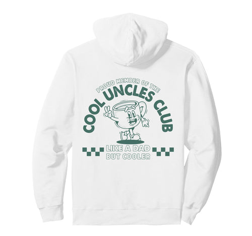 Uncles Club Best Uncle Ever Funny Pocket Hoodie - Novelty Apparel Unisex - T-Shirt, Sweatshirt, Hoodie