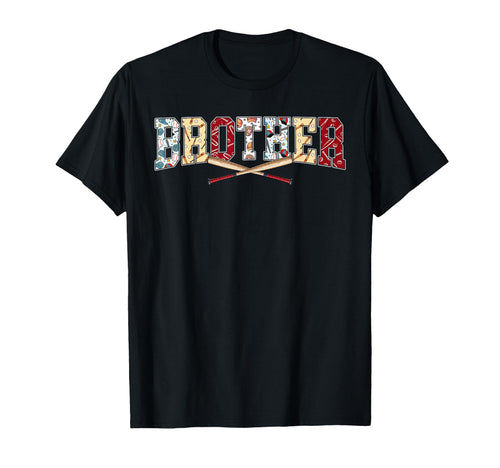 Baseball Brother Baseball Family T-Shirt - Minimalist Print for Adults - T-Shirt, Sweatshirt, Hoodie