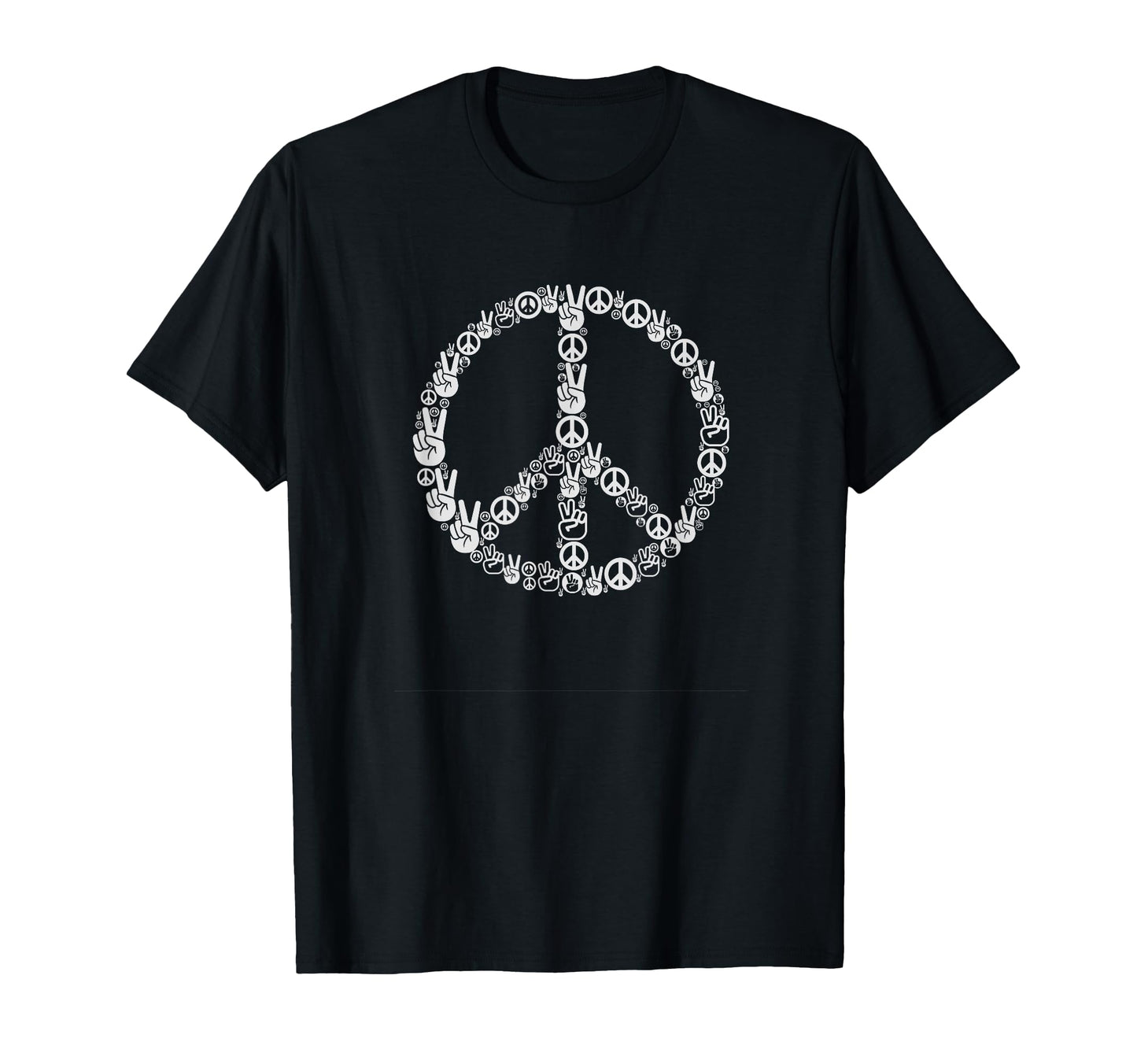 Best Peace Hands Hippie Peace Sign 60S T-Shirt - Graphic Print for Adults - T-Shirt, Sweatshirt, Hoodie