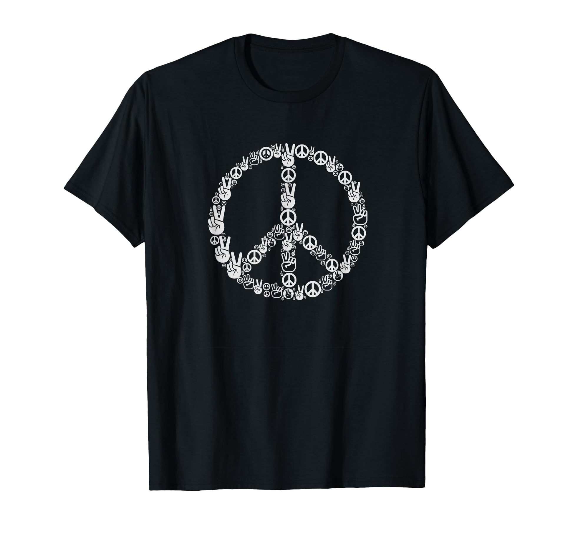 Best Peace Hands Hippie Peace Sign 60S T-Shirt - Graphic Print for Adults - T-Shirt, Sweatshirt, Hoodie