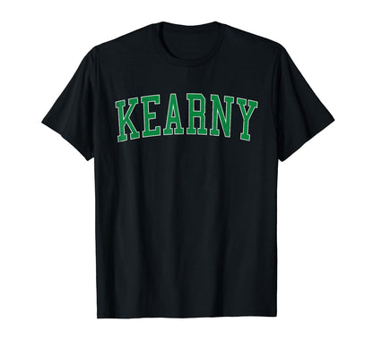Kearny Nj Distressed Green Varsity T-Shirt - Casual Everyday Wear Unisex - T-Shirt, Sweatshirt, Hoodie