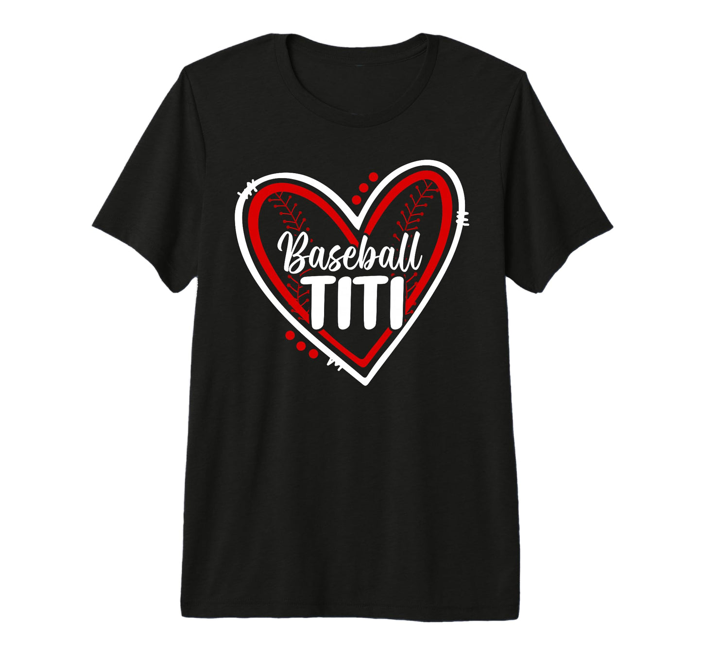 Baseball Titi Heart Titi Baseball T-Shirt - Novelty Apparel Men Women - T-Shirt, Sweatshirt, Hoodie
