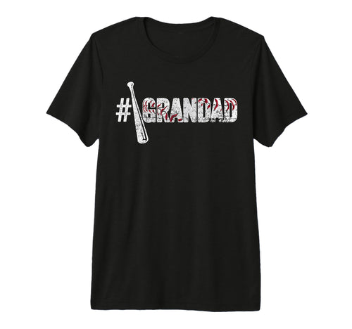 Number One Baseball Grandad Fathers T-Shirt - Custom Art Print Men Women - T-Shirt, Sweatshirt, Hoodie