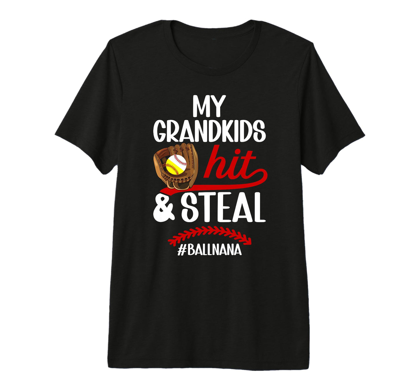 Ball Nana Funny Baseball Softball Nana T-Shirt - Aesthetic Graphic Unisex - T-Shirt, Sweatshirt, Hoodie